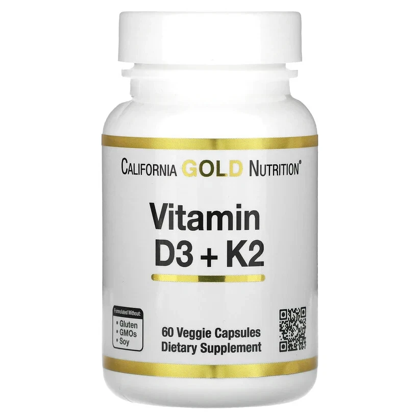 California Gold Nutrition Vitamin D3 & K2