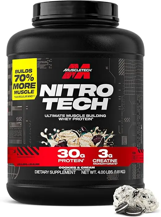 Muscletech NitroTech Whey Protein & Creatine (Cookies & Cream)