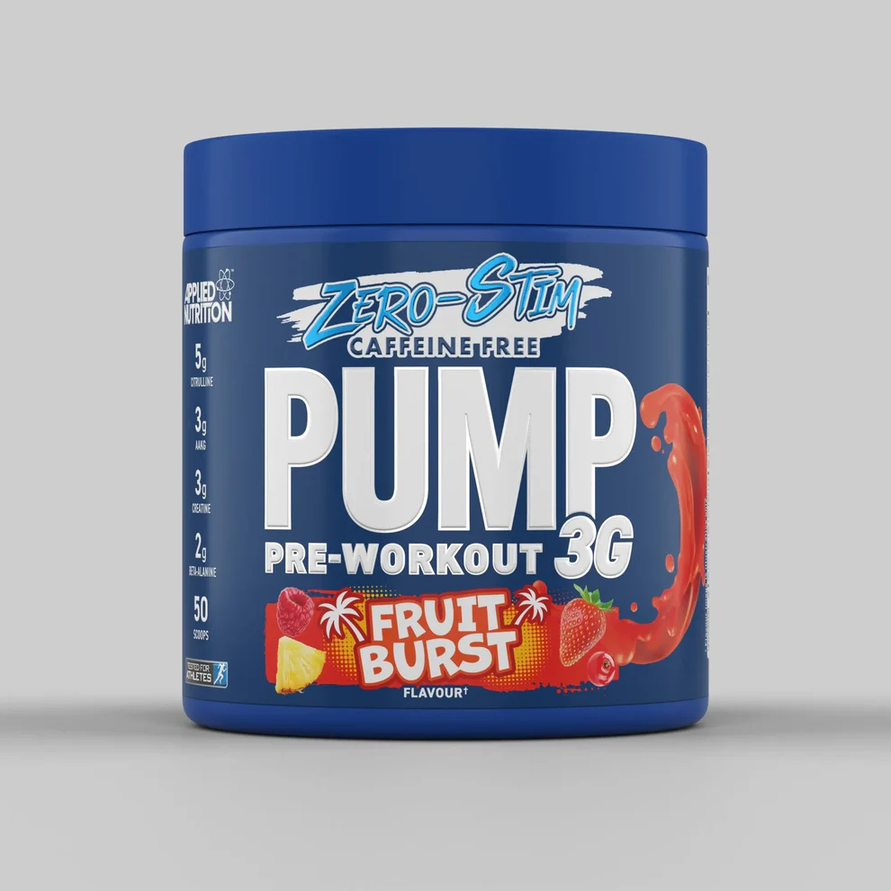 Applied Nutrition Pump 3G - Pre Workout (Fruit Burst, Caffeine Free)