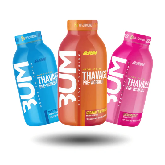 Raw Nutrition Thavage RTD Energy Drink (بلو راز)