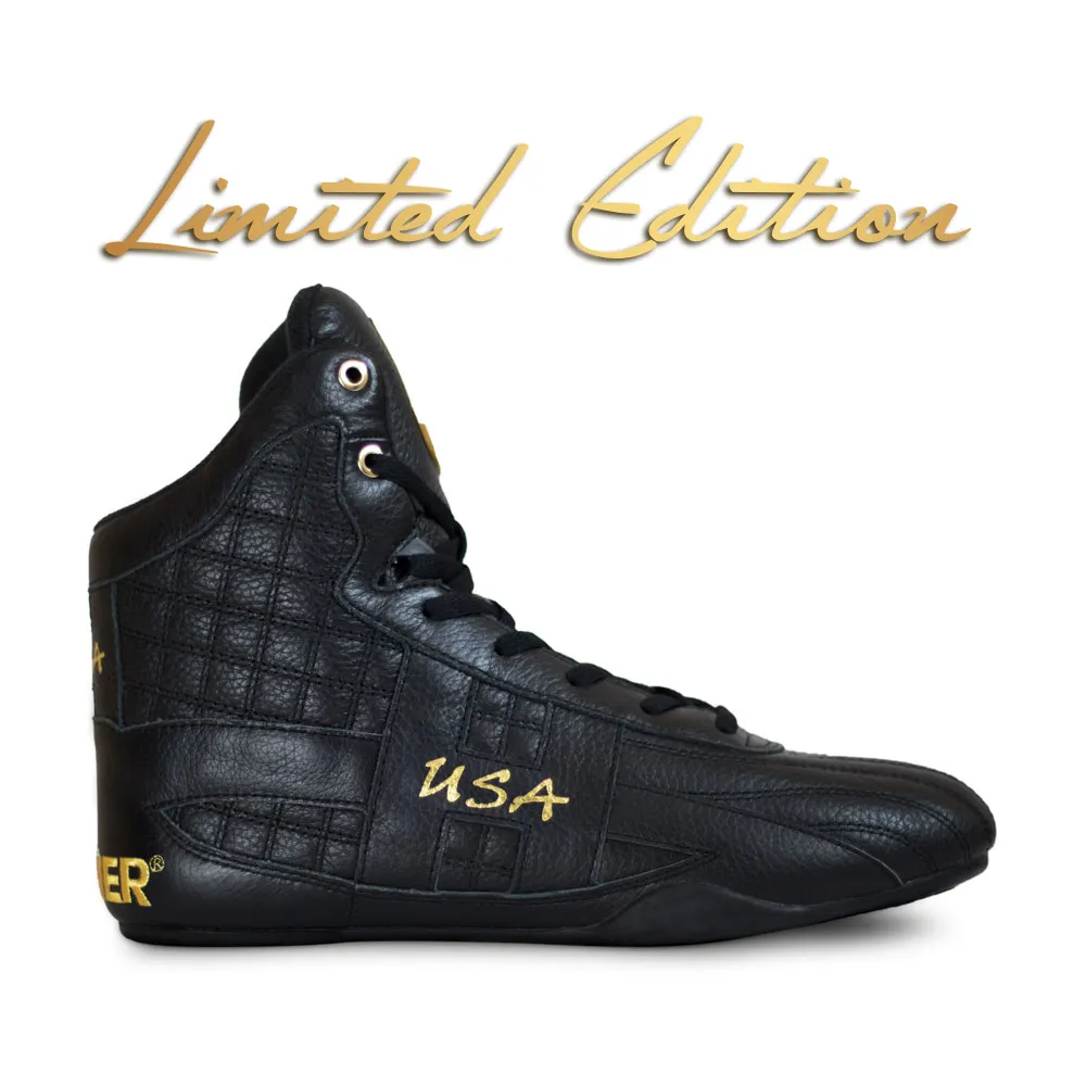 Hummer Fitness Limited Edition Shoes (Black/Gold, US Men 6 | Women 7 | EU 39)